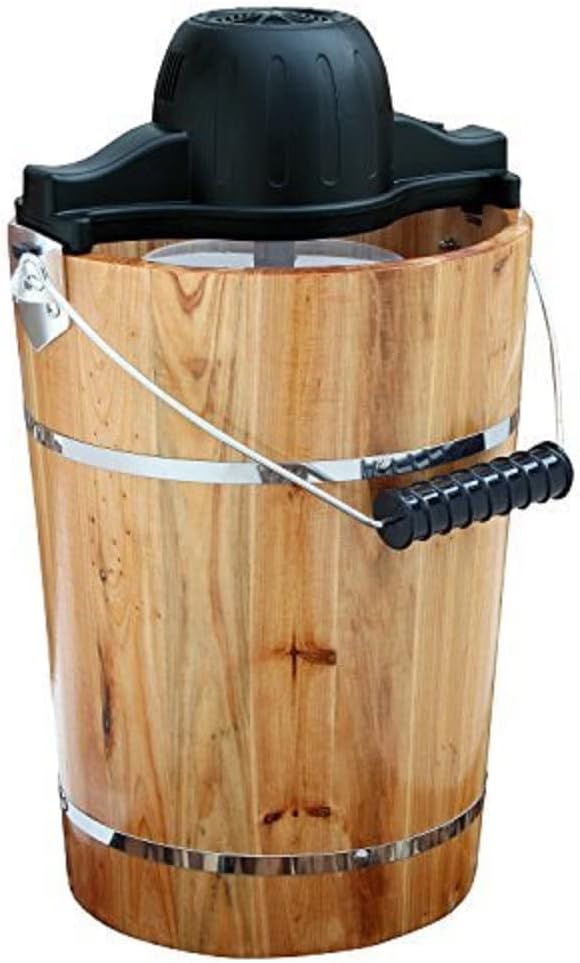 ICM6C 6-Quart Old Fashion Ice Cream Maker,Brown image 1