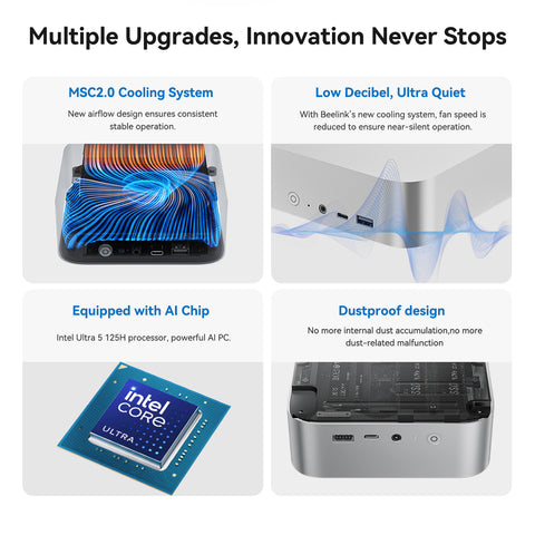 Beelink SEi14 Intel® Core™ Ultra 5 125H (32GB RAM/1TB🔥) image 2