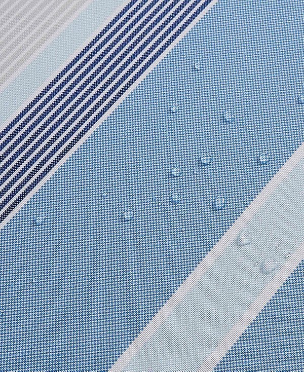Breakers Stripe Water-Resistant Indoor and Outdoor Tablecloth, 60" x 102" Rectangle image 2