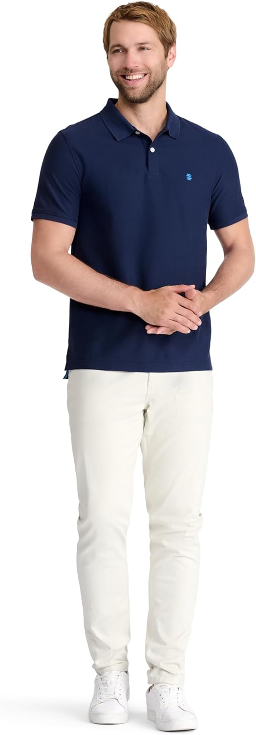 IZOD Men's Advantage Performance Short Sleeve Polo Shirt image 3