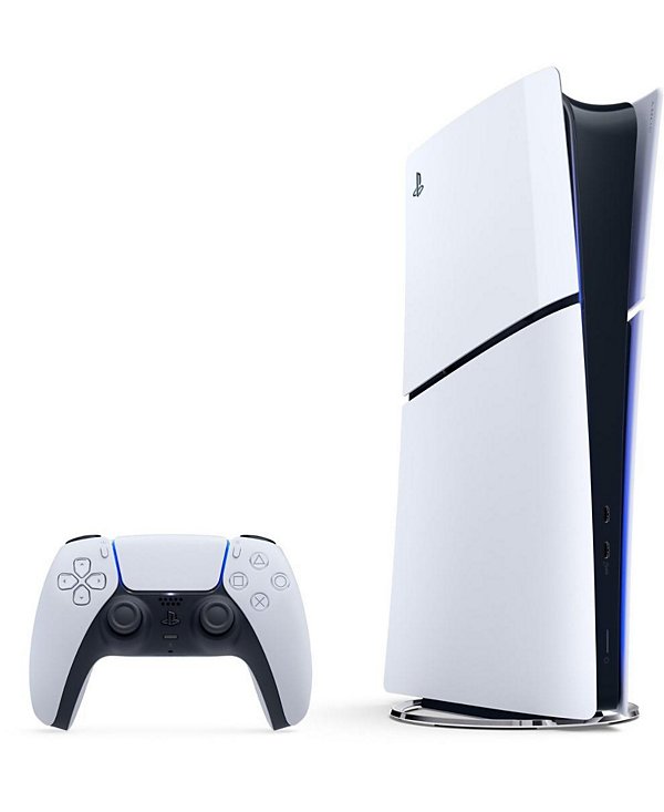 PlayStation 5 Slim Console Digital Edition - White Bundle With Accessories image 2
