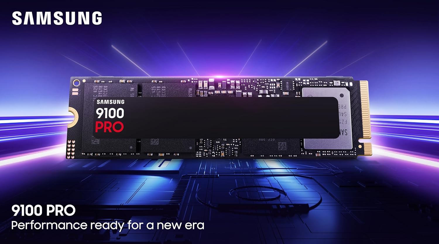 Samsung SSD 9100 PRO 4TB, PCIe 5.0x4 M.2 2280, Seq. Read Speeds Up to 14,800MB/s, Best for AI Computing, Gaming, and Heavy Duty Workstations (MZ VAP4T0B/AM) image 11