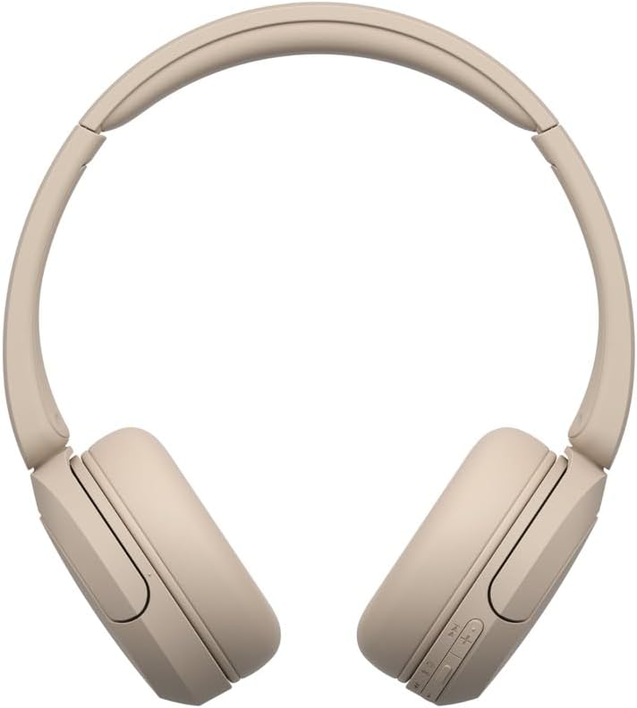 Sony WH-CH520 Wireless Headphones Bluetooth On-Ear Headset with Microphone, Cappuccino image 6