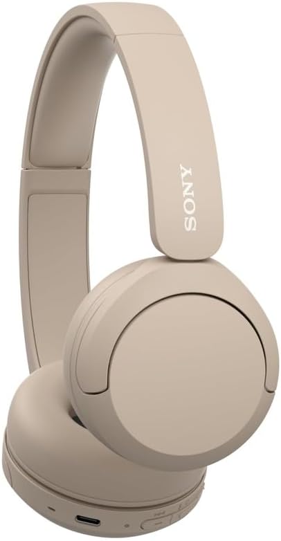 Sony WH-CH520 Wireless Headphones Bluetooth On-Ear Headset with Microphone, Cappuccino image 8