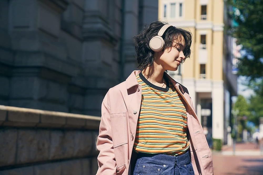 Sony WH-CH520 Wireless Headphones Bluetooth On-Ear Headset with Microphone, Cappuccino image 11