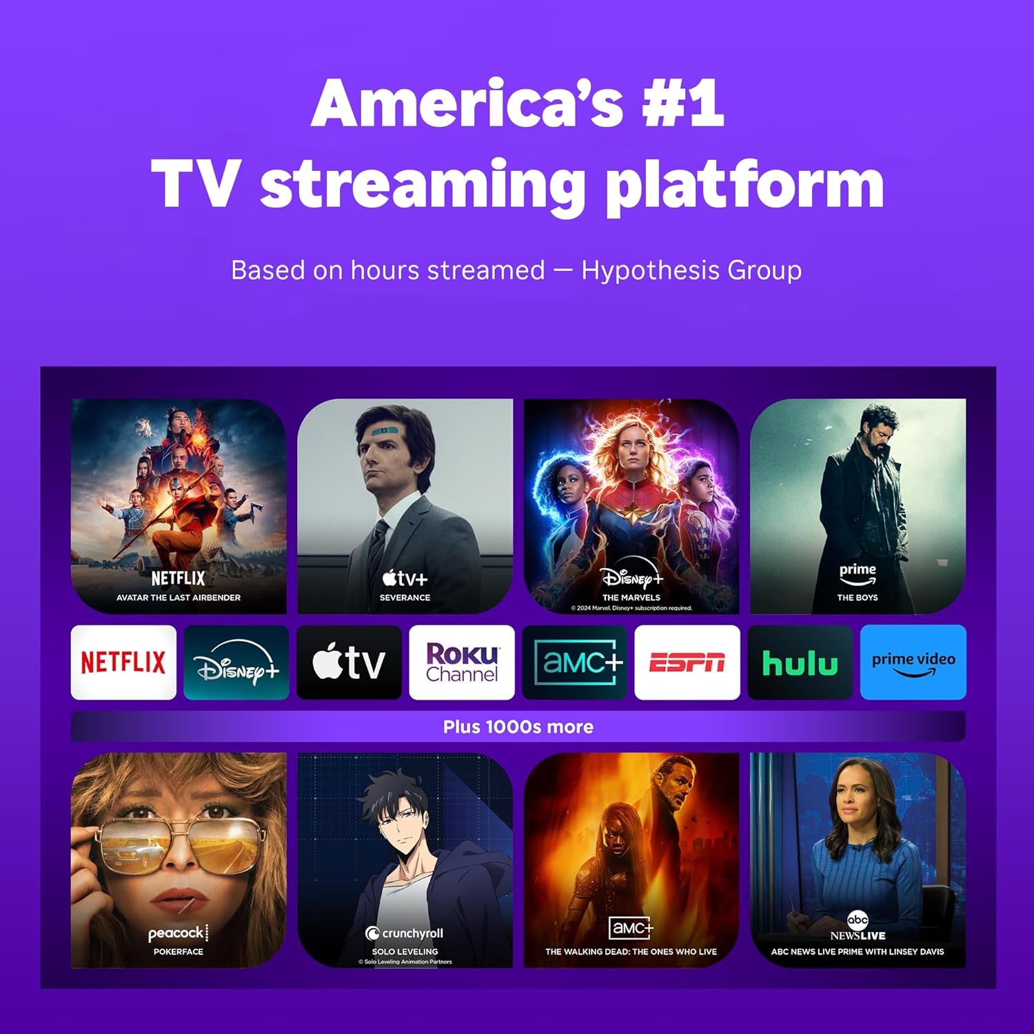 Roku Ultra - Ultimate Streaming Player - 4K Streaming Device for TV with HDR10+, Dolby Vision & Atmos - Bluetooth & Wi-Fi 6- Rechargeable Voice Remote Pro with Backlit Buttons - Free & Live TV image 5