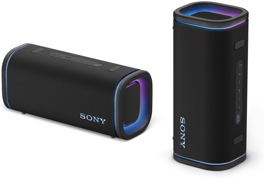 Sony ULT Field 5 Wireless Portable Bluetooth Speaker, IP67 Waterproof, Dustproof, and Rustproof with Enhanced Bass, 25 Hour Battery, 360° Party Light, and Shoulder Strap (SRSULT50B), Black image 11