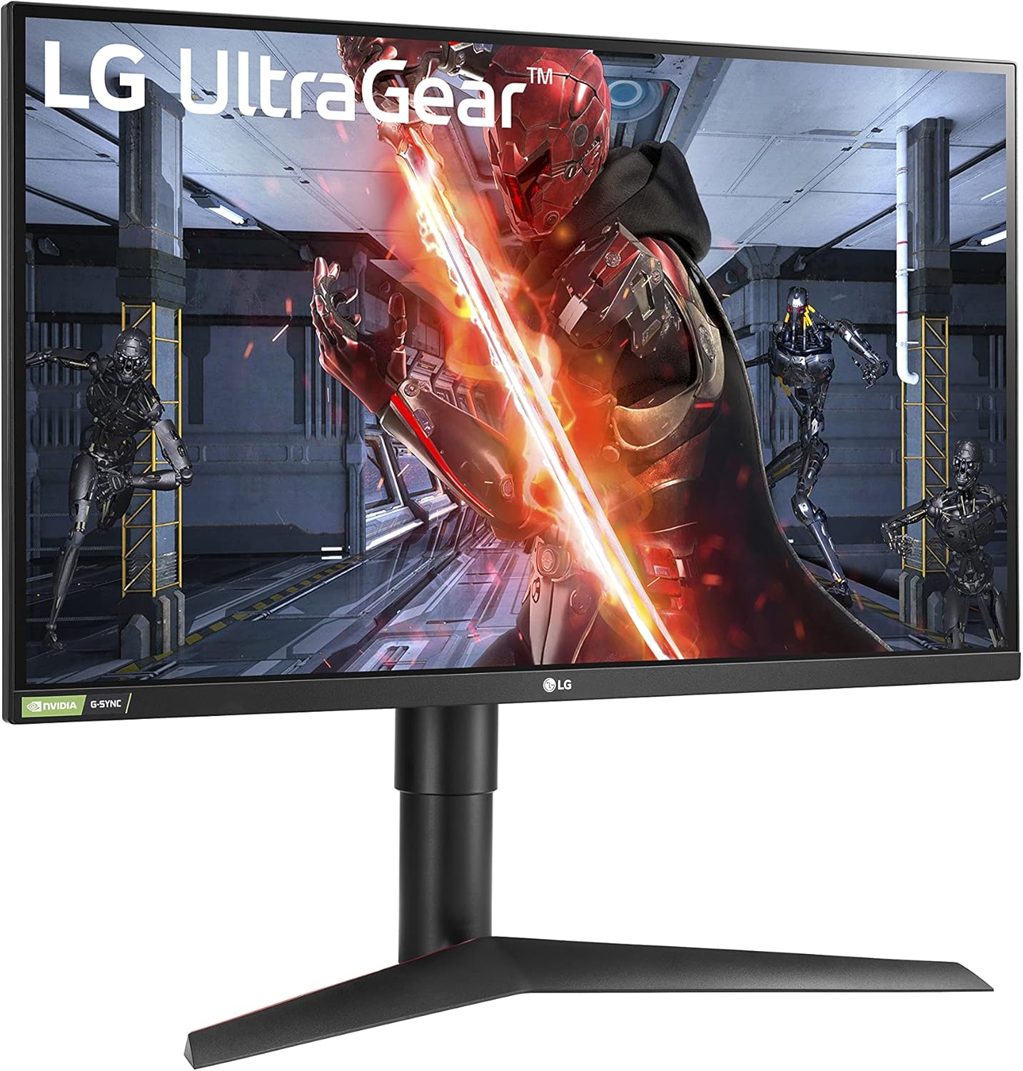 LG UltraGear QHD 27-Inch Gaming Monitor 27GL83A-B - IPS 1ms (GtG), with HDR 10 Compatibility, NVIDIA G-SYNC, and AMD FreeSync, 144Hz, Black image 3