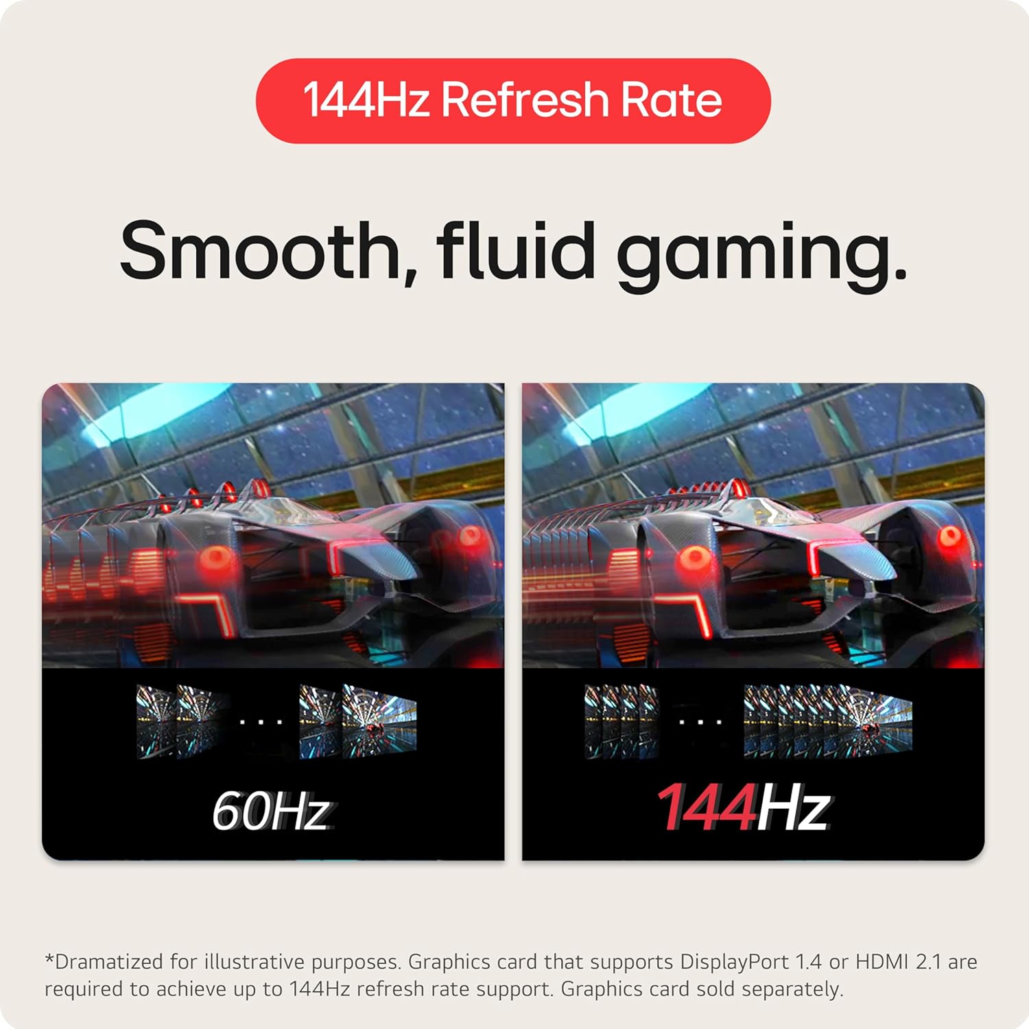 LG UltraGear QHD 27-Inch Gaming Monitor 27GL83A-B - IPS 1ms (GtG), with HDR 10 Compatibility, NVIDIA G-SYNC, and AMD FreeSync, 144Hz, Black image 13