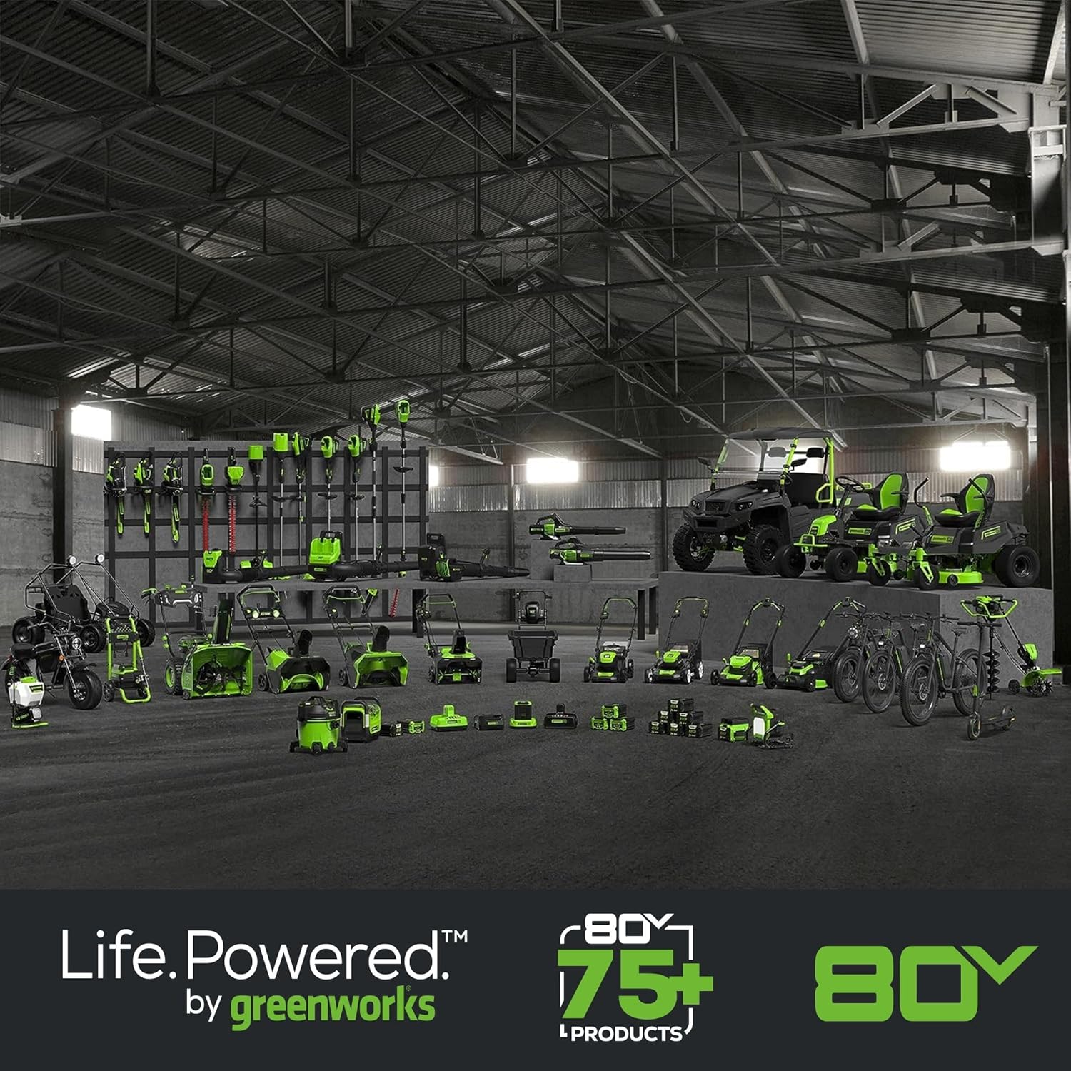 Greenworks 80V 21" Brushless Cordless (Push) Lawn Mower (75+ Compatible Tools), (2) 2.0Ah Batteries and 30 Minute Rapid Charger Included image 15