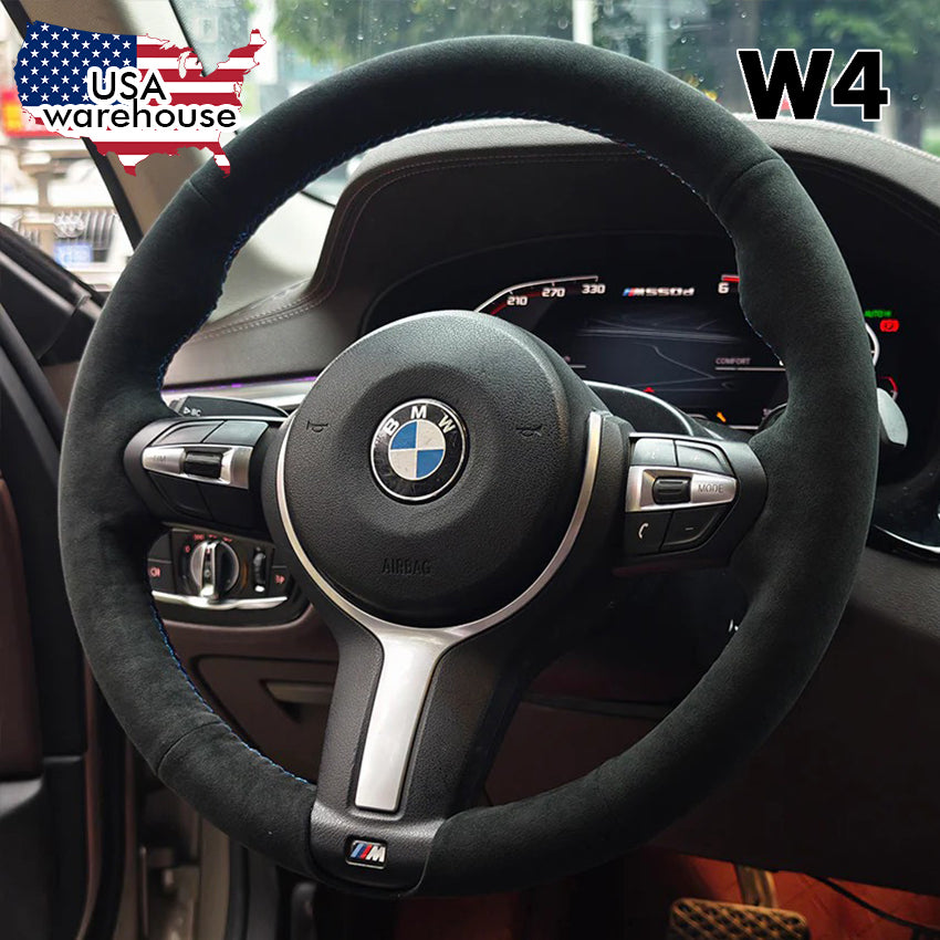 Steering Wheel Cover For BMW F10 F11 F12 F13 F15 F16 F20 F21 F22 F23 F25 F26 F30 F31 F34 F36 F45 image 5