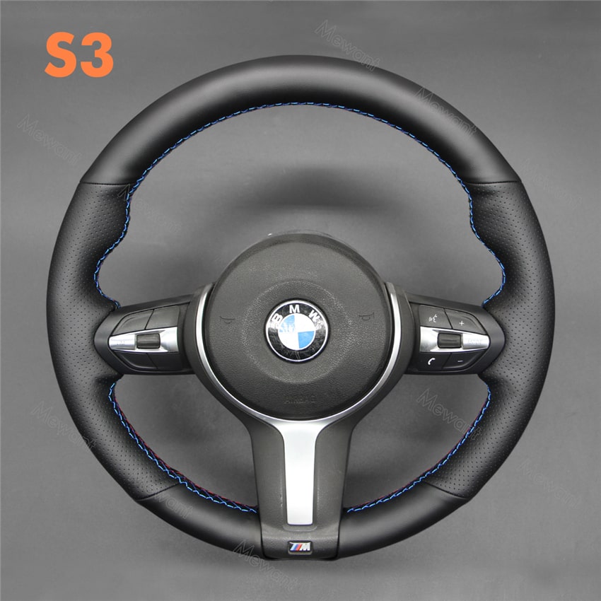 Steering Wheel Cover For BMW F10 F11 F12 F13 F15 F16 F20 F21 F22 F23 F25 F26 F30 F31 F34 F36 F45 image 8