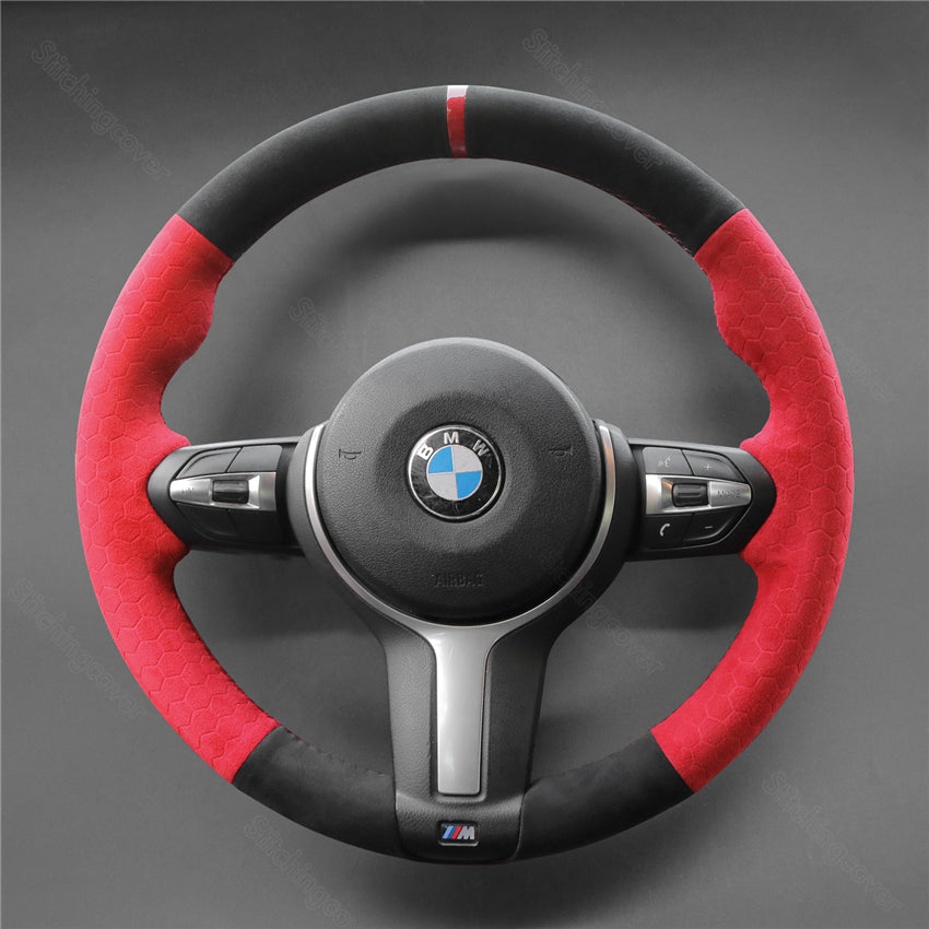 Steering Wheel Cover For BMW F10 F11 F12 F13 F15 F16 F20 F21 F22 F23 F25 F26 F30 F31 F34 F36 F45 image 14