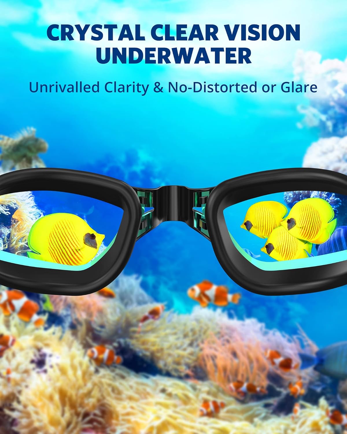 Aegend Swim Goggles, Swimming Goggles No Leaking Full Protection Adult Men Women Youth image 6