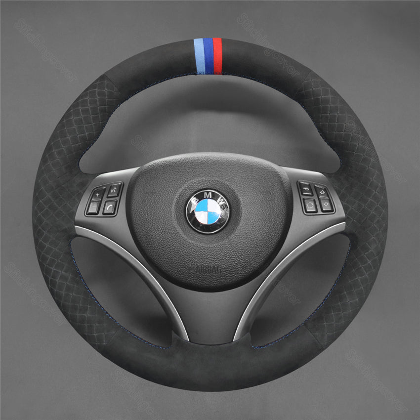 Steering Wheel Cover For BMW E81 E82 E84 E87 E88 E90 E91 E92 E93 335i 2005-2013 image 6