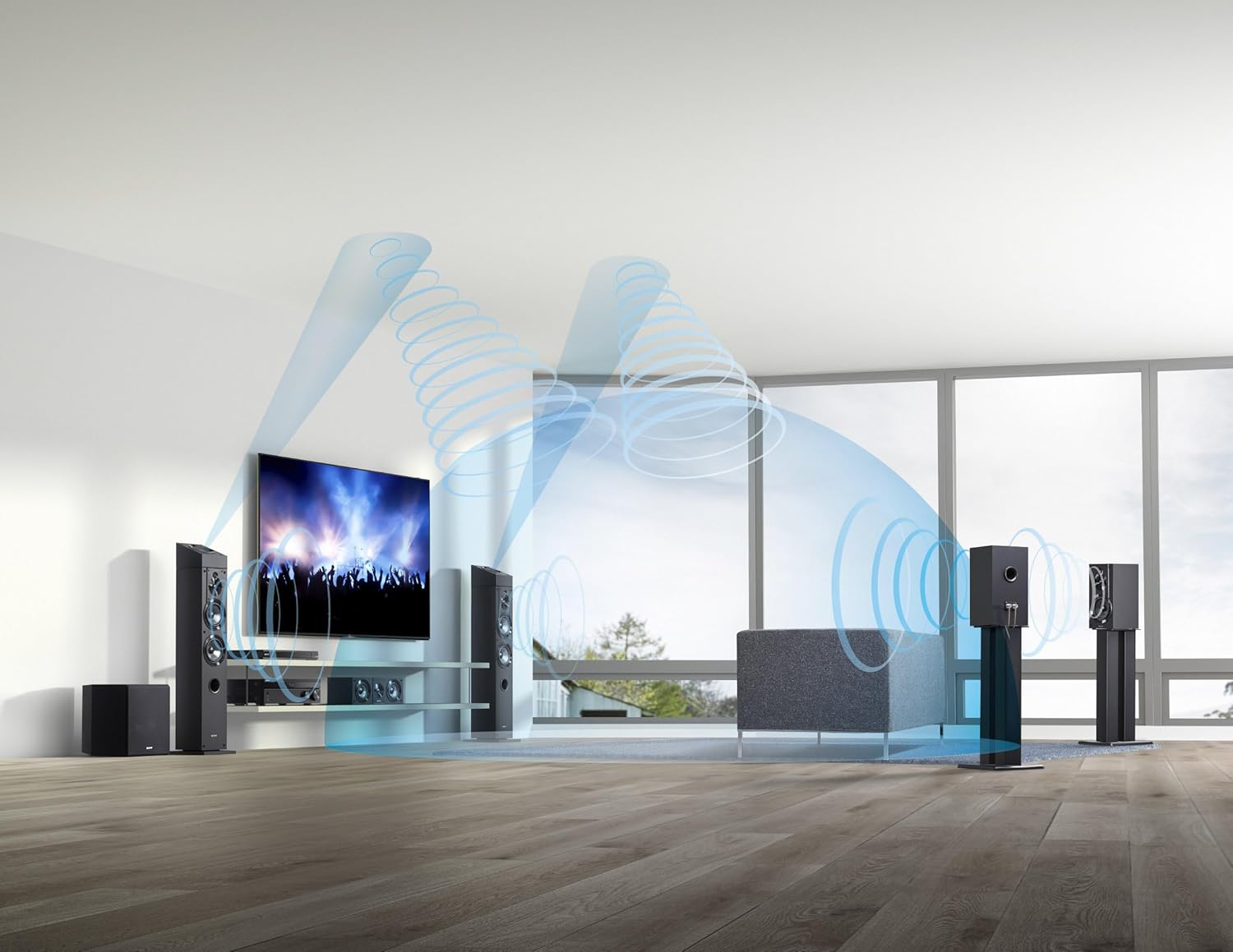 Sony SSCSE Dolby Atmos Enabled Speakers, Black (Pair), 4 Inch (Pack of 2) image 7