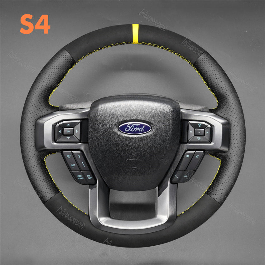 Steering Wheel Cover for Ford F150 F-150 F-250 F-350 F-450 Expedition 2015-2023 image 5