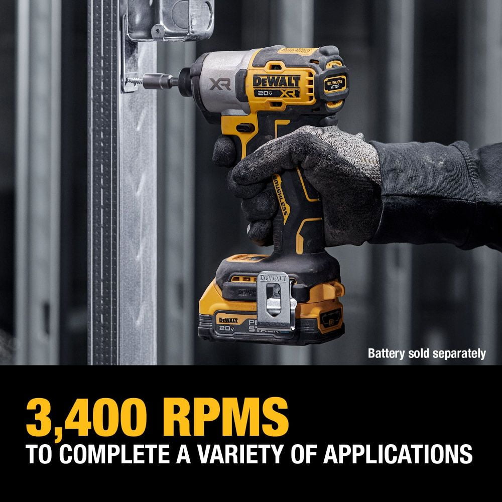 DeWalt 20V MAX XR IMPACT DRIVER BARE image 2
