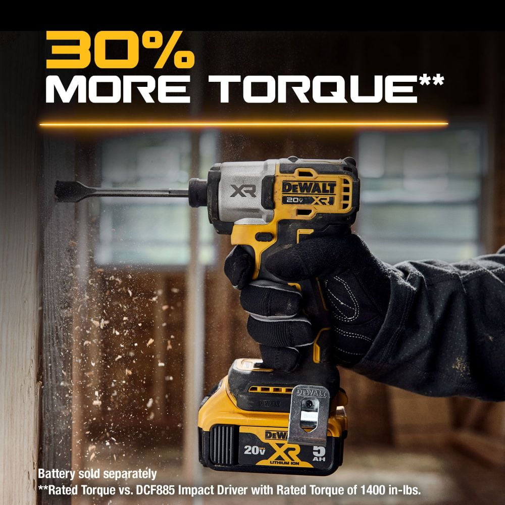 DeWalt 20V MAX XR IMPACT DRIVER BARE image 3