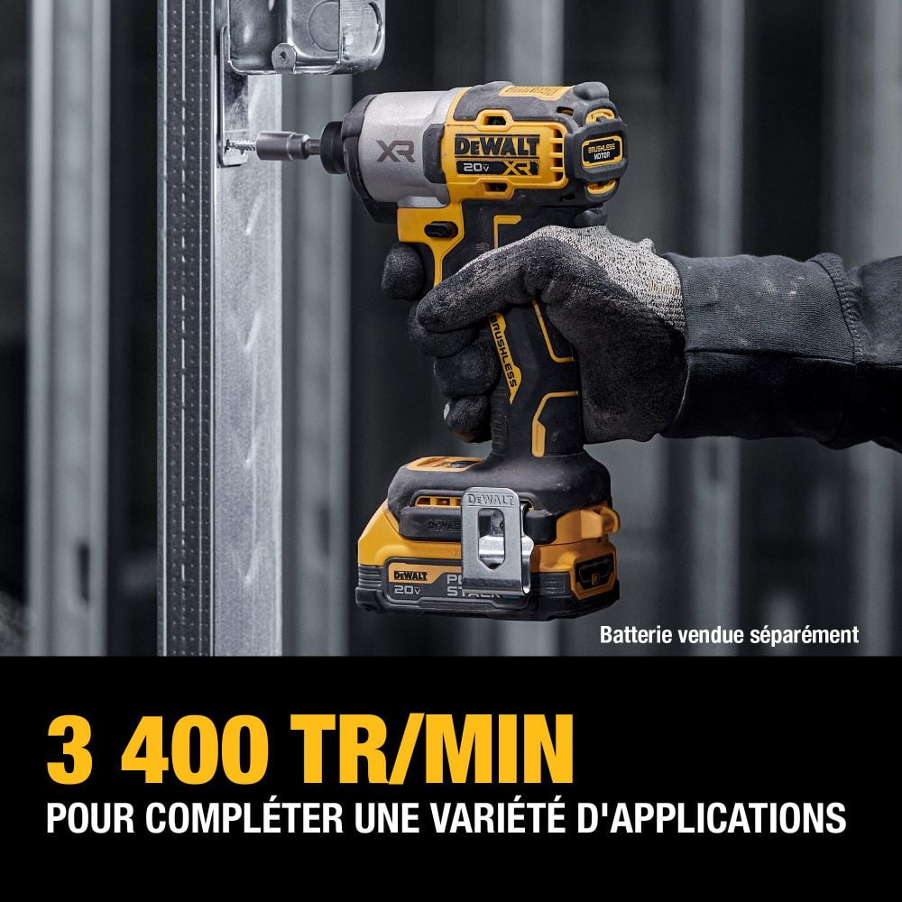 DeWalt 20V MAX XR IMPACT DRIVER BARE image 6