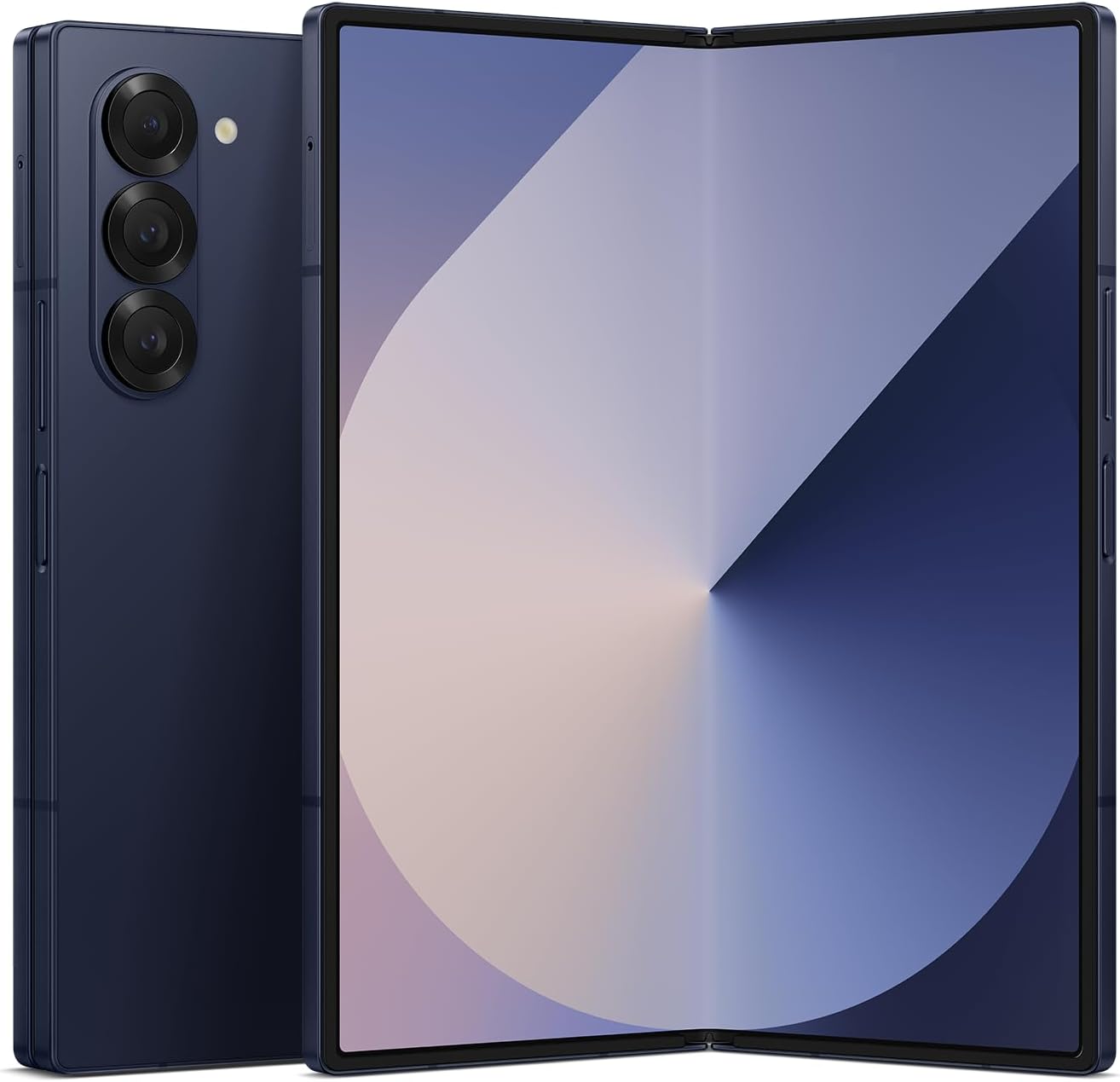 Samsung Galaxy Z Fold 6, 256GB Unlocked Android Smartphone, Circle to Search, Hands-Free Interpreter, AI Photo Edits, Foldable Display for Multitasking, 2024, US 1 Yr Warranty, Navy image 1