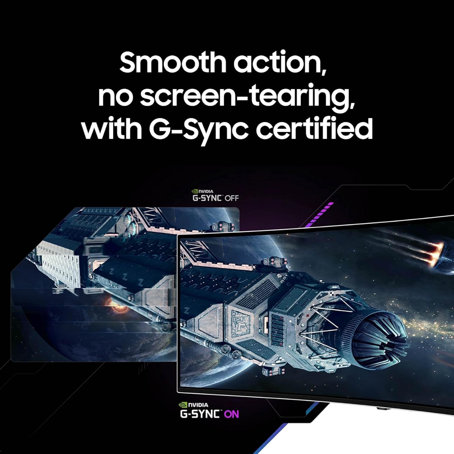 Samsung 49" Odyssey OLED (G93SC) Series Curved Gaming Monitor w QD-OLED, 240Hz, 0.03ms, DQHD, G-Sync Compatible, AMD FreeSync Premium Pro,Height Adjustable Stand,3 Yr Warranty,LS49CG932SNXZA image 6