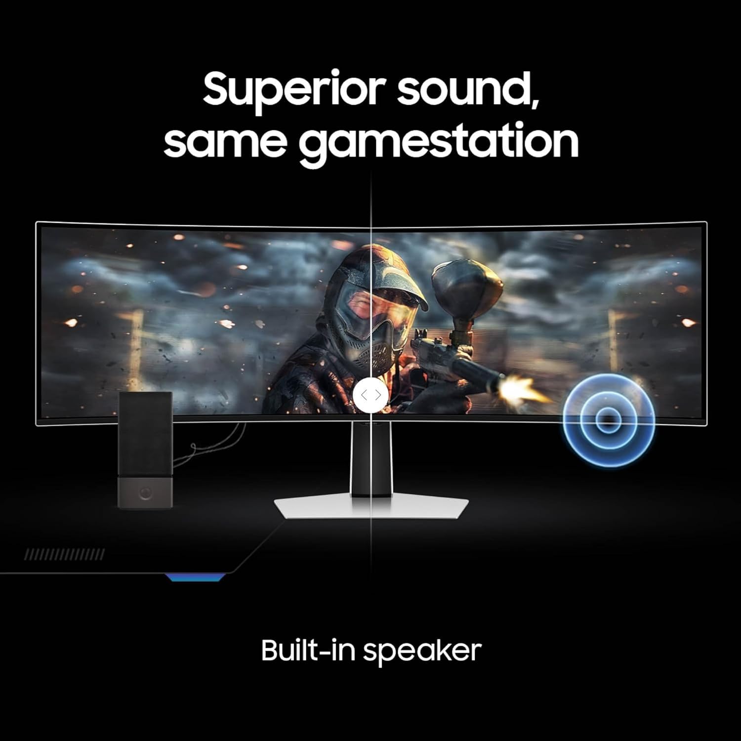 Samsung 49" Odyssey OLED (G93SC) Series Curved Gaming Monitor w QD-OLED, 240Hz, 0.03ms, DQHD, G-Sync Compatible, AMD FreeSync Premium Pro,Height Adjustable Stand,3 Yr Warranty,LS49CG932SNXZA image 9