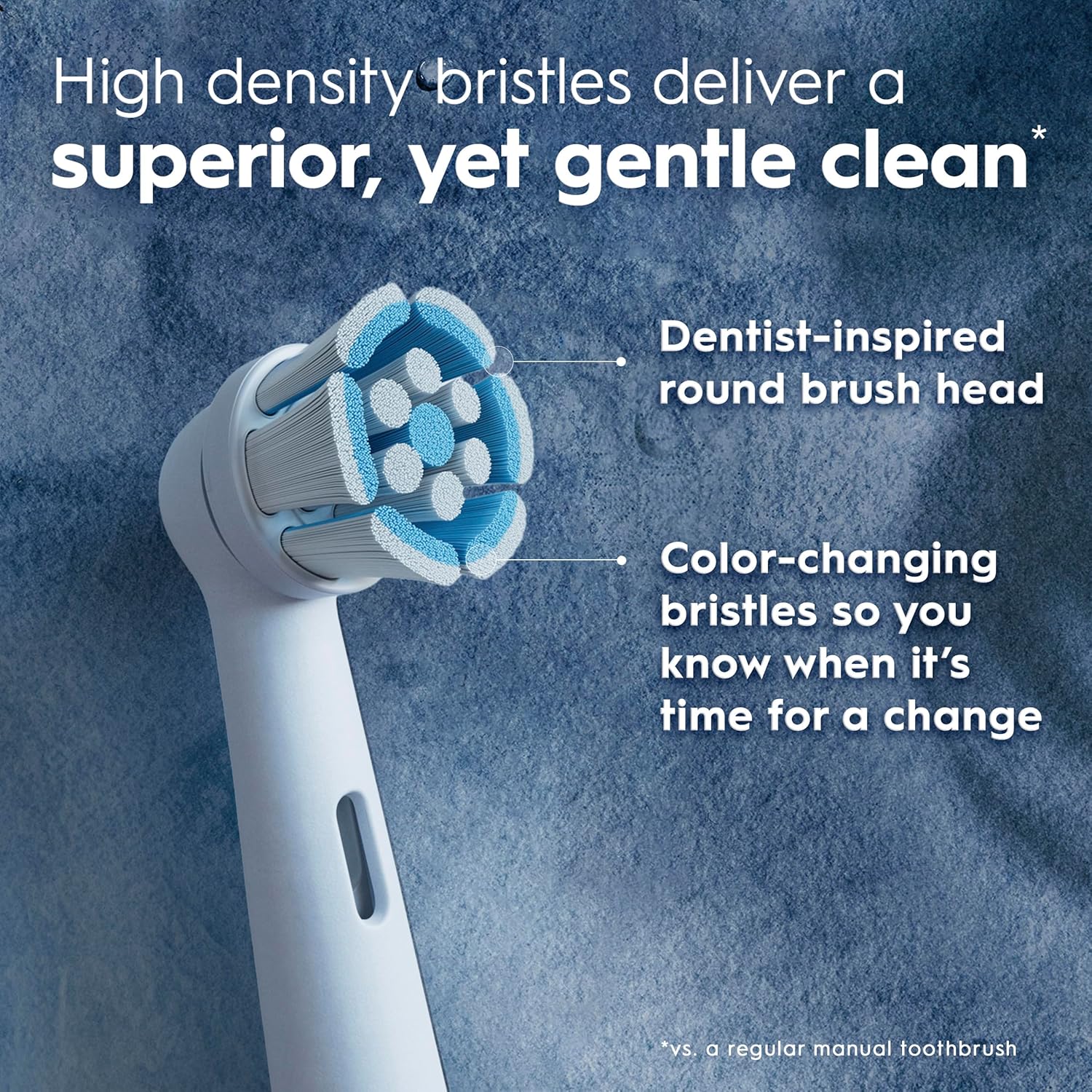 Oral-B iO Ultimate Clean Replacement Brush Heads, 5 Count, 4 Ultimate Clean + 1 Gum & Sensitive White image 4