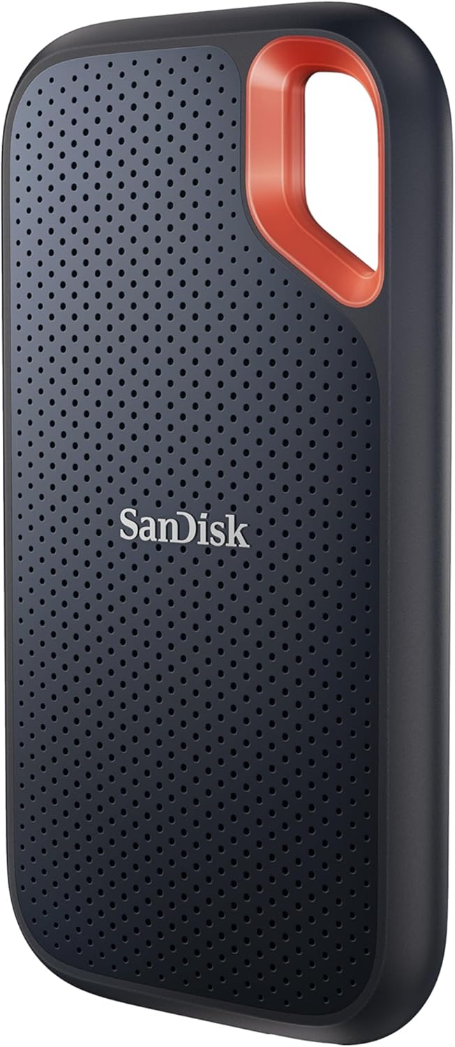 SanDisk 8TB Extreme Portable SSD - Up to 1050MB/s, USB-C, USB 3.2 Gen 2, IP65 Water and Dust Resistance, Updated Firmware - External Solid State Drive - SDSSDE61-8T00-G25 image 1