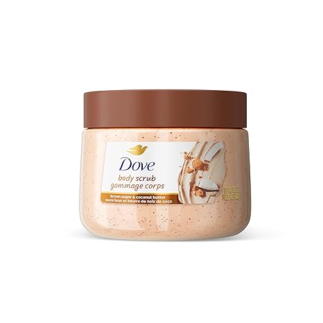 Dove Brown Sugar and Coconut Butter Body Scrub Exfoliates and Deeply Nourishes for Smooth, Radiant Skin 15 oz image 1