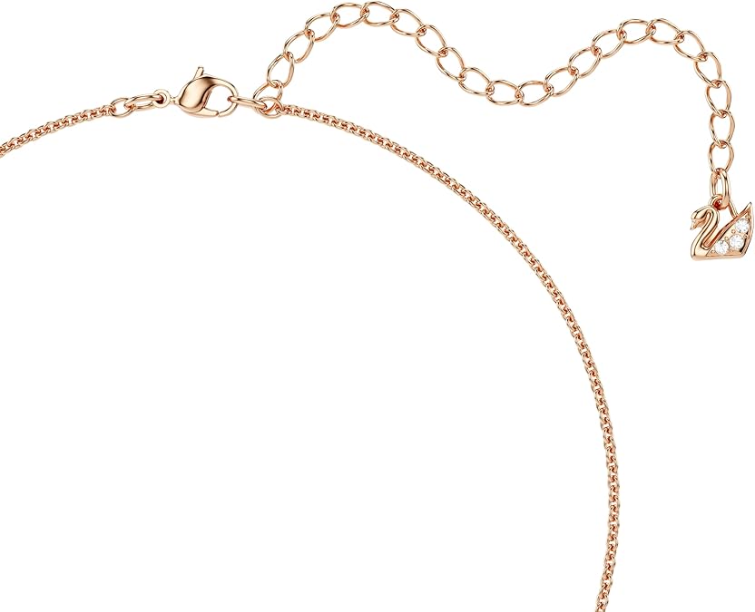 Swarovski Teddy Bear Pendant Necklace, Pink Crystals, Rose Gold-Tone Finish image 3