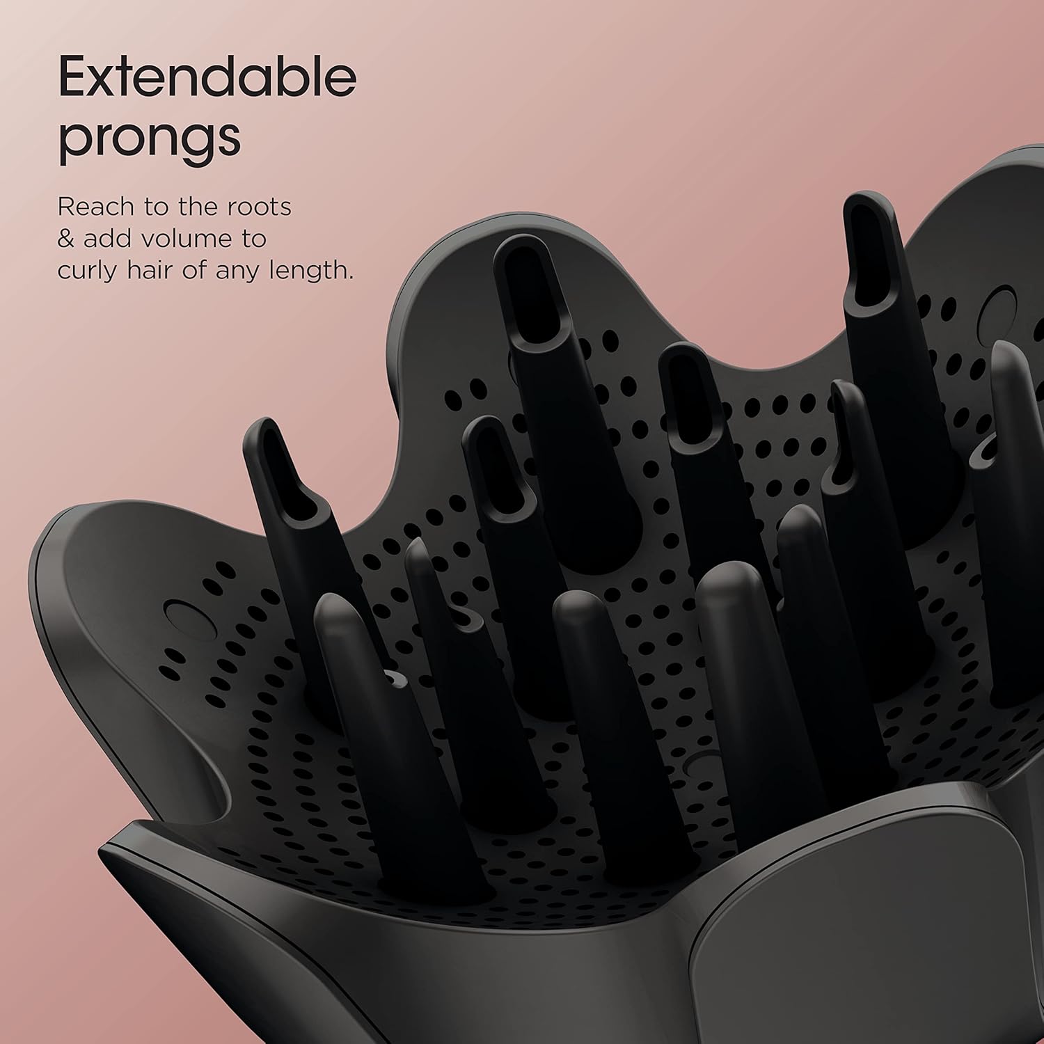 Shark Hair Dryer | FlexStyle Hair Styling System | Portable & Powerful Blow Dryer Brush | Hair Curler & Volumizer | 6 Styling Tools Included | Best for All Hair Types | Black | HD440BK image 9