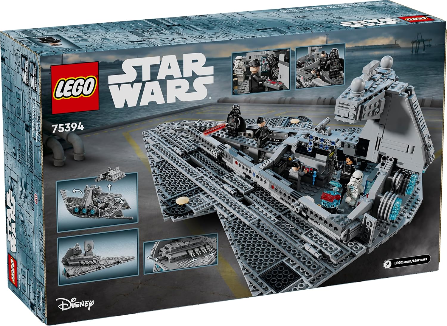 LEGO Star Wars Imperial Star Destroyer Building Toys Set - Build & Display for Boys & Girls, Ages 10+ - Gift for Birthdays - Star Wars Darth Vader & 6 Minifigure Toys - 75394 image 6
