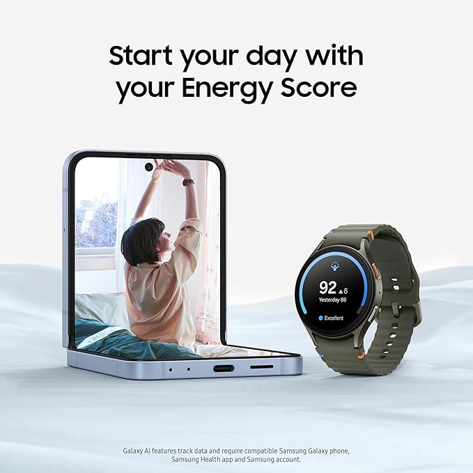 Samsung Galaxy Watch 7 40mm Bluetooth AI Smartwatch w/Energy Score, Wellness Tips, Heart Rate Tracking, Sleep Monitor, Fitness Tracker, 2024, Cream [US Version, 1Yr Manufacturer Warranty] image 4