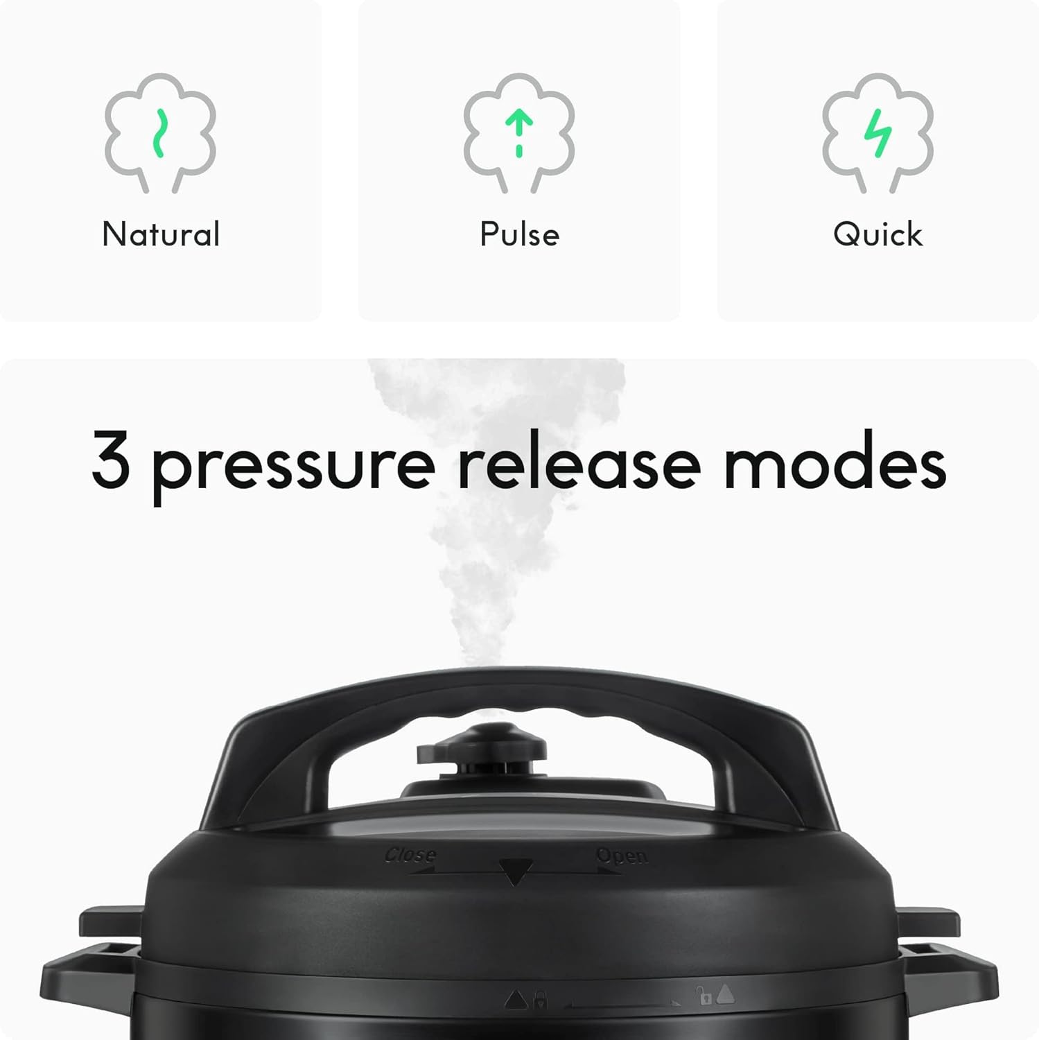 CHEF iQ Smart Pressure Cooker with WiFi and Built-in Scale - Easy-to-Use 10-in-1 Multicooker with 500+ Guided Recipes - Rice Cooker, Slow Cooker, Instant Meals for Foodies - 6 Quart - Family Size image 8
