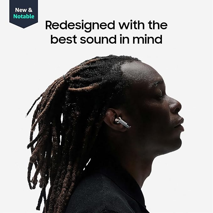 Samsung Galaxy Buds 3 Pro AI True Wireless Bluetooth Earbuds, Noise Cancelling, Sound Optimization, Redesigned Comfort Fit, White [US Version, Amazon Exclusive, 2Yr Warranty] image 3