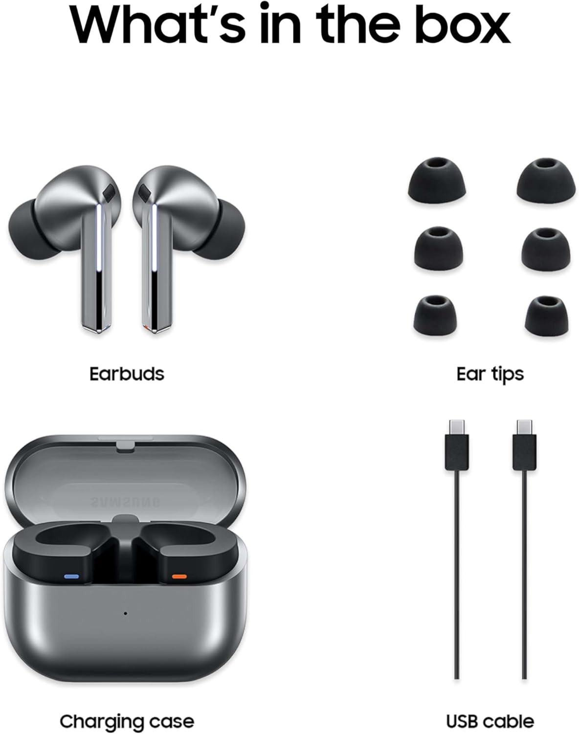 Samsung Galaxy Buds 3 Pro AI True Wireless Bluetooth Earbuds, Noise Cancelling, Sound Optimization, Redesigned Comfort Fit, White [US Version, Amazon Exclusive, 2Yr Warranty] image 10