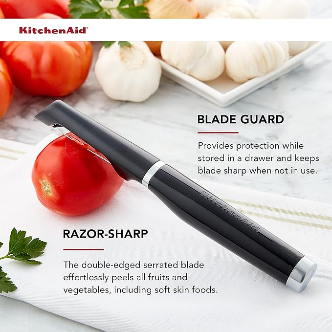 KitchenAid Classic Euro Peeler, 8.6 inches, Black image 5