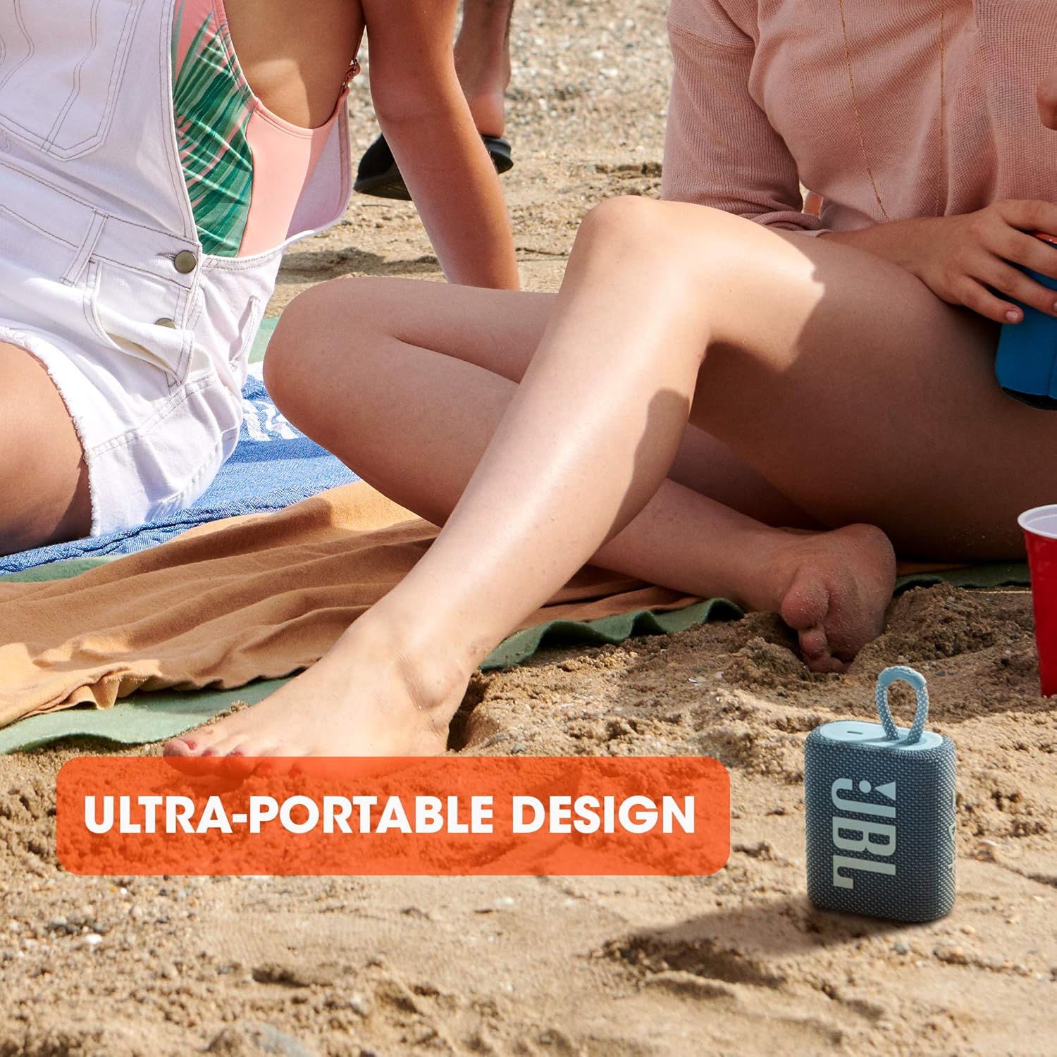 JBL Go 3 - Portable Mini Bluetooth Speaker, big audio and punchy bass, IP67 waterproof and dustproof, 5 hours of playtime, speaker for home, outdoor and travel (Black) image 2