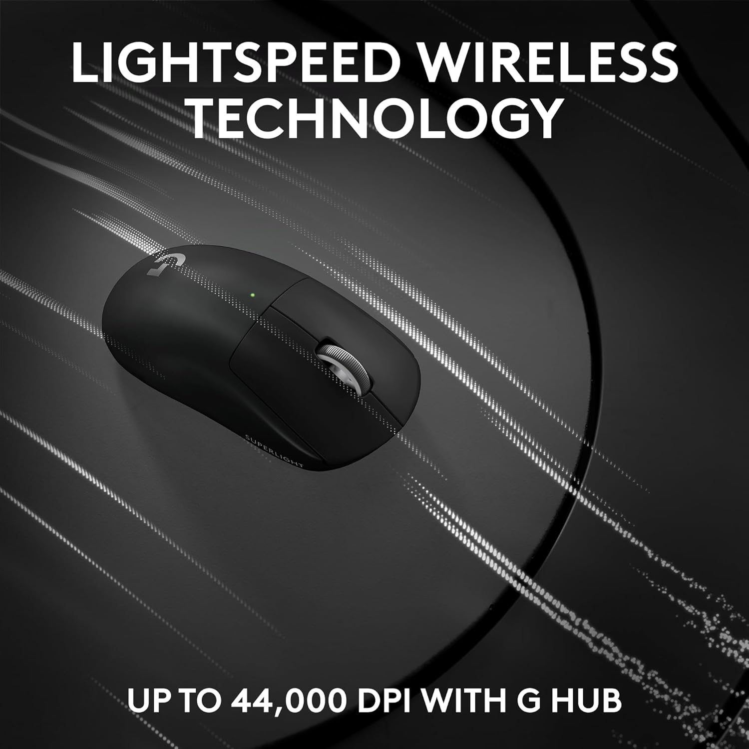 Logitech G PRO X SUPERLIGHT 2 Wireless Gaming Mouse, 60g Pro-Grade with 5 Programmable Buttons, 44k DPI Sensor, 8kHz Report Rate, USB-C Charging for PC/Mac - Black image 5
