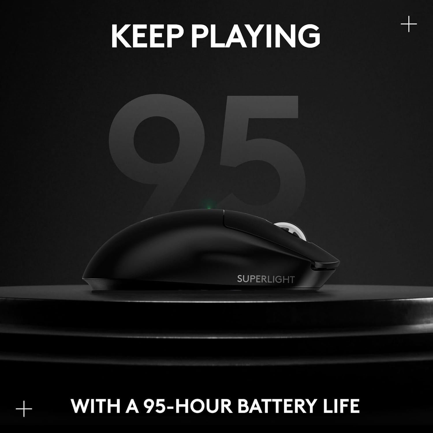 Logitech G PRO X SUPERLIGHT 2 Wireless Gaming Mouse, 60g Pro-Grade with 5 Programmable Buttons, 44k DPI Sensor, 8kHz Report Rate, USB-C Charging for PC/Mac - Black image 14