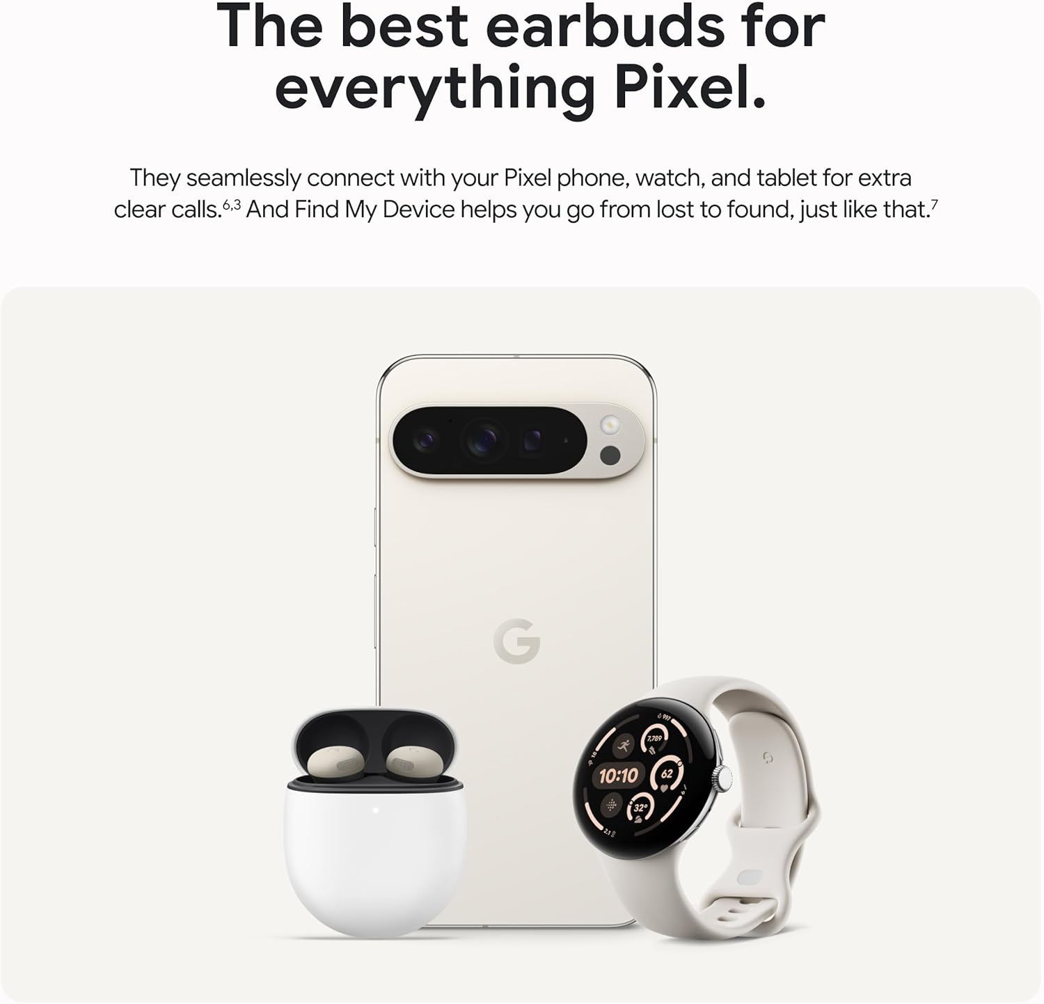 Google Pixel Buds Pro 2 - Wireless Earbuds with Active Noise Cancellation – Bluetooth Headphones - Porcelain image 9