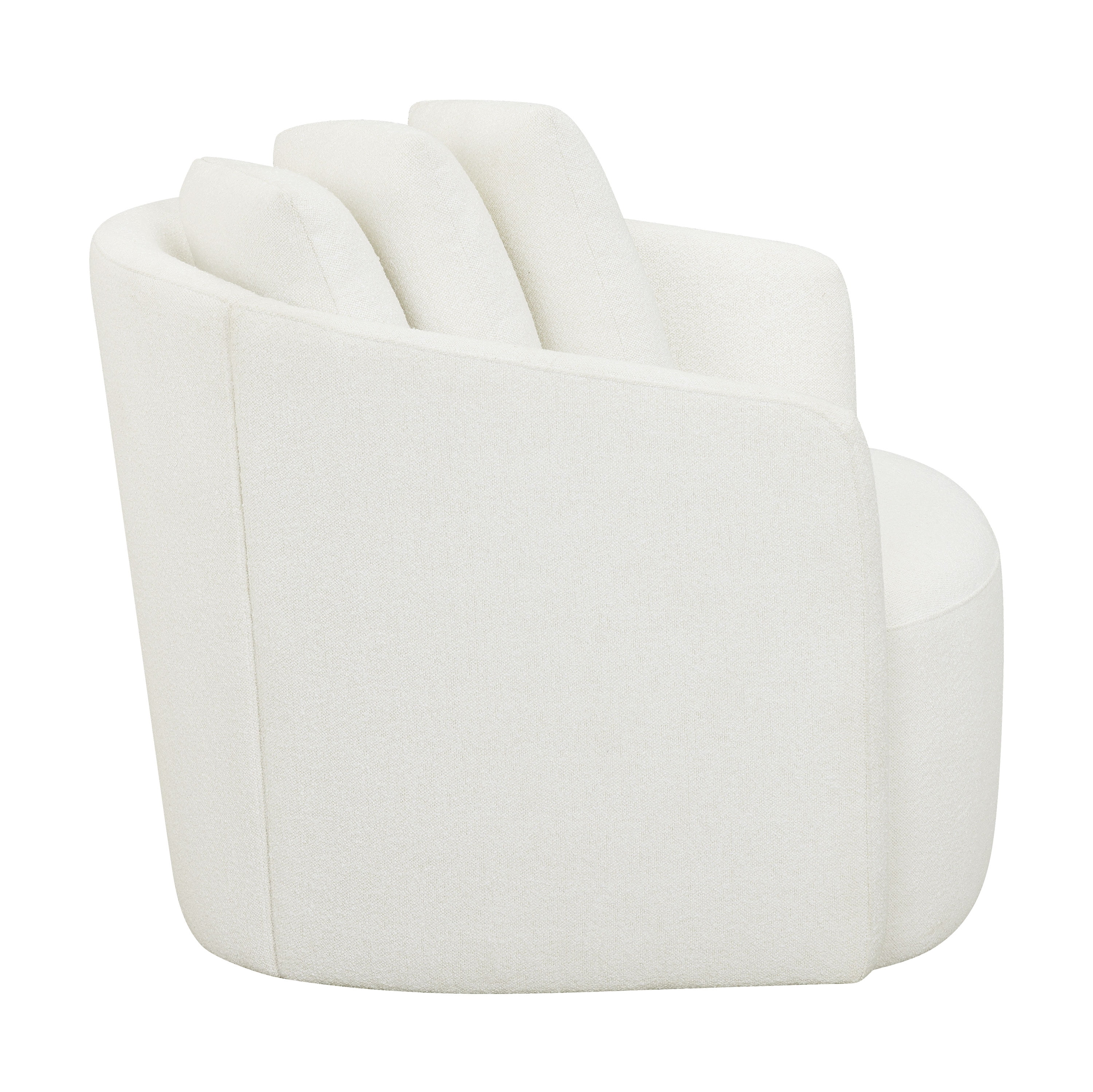 Beautiful Drew Accent Chair by Drew Barrymore, Cream Boucle image 11