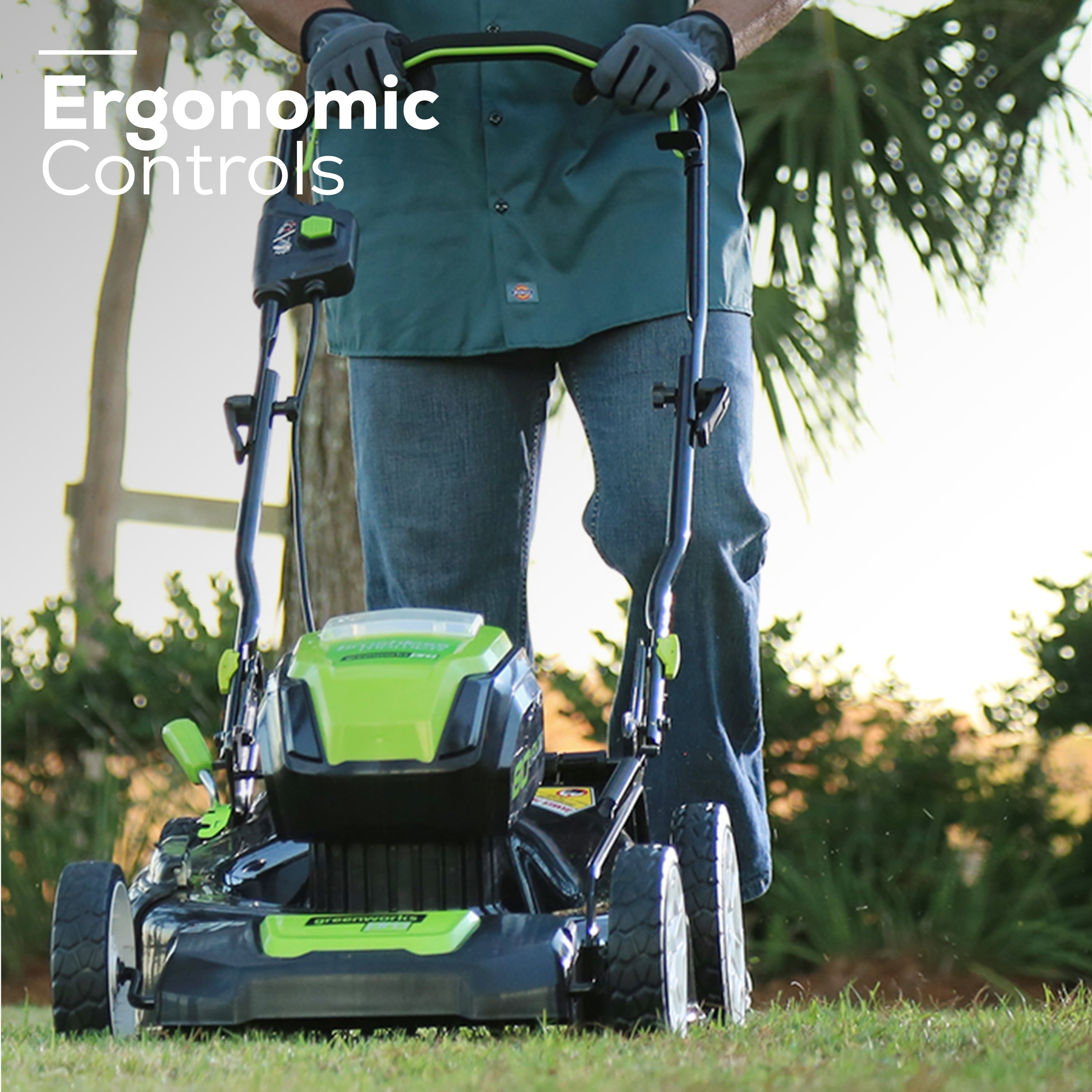Greenworks 80V 21" Self Propelled Mower, 5Ah Battery and Charger 2502402NV​ image 9