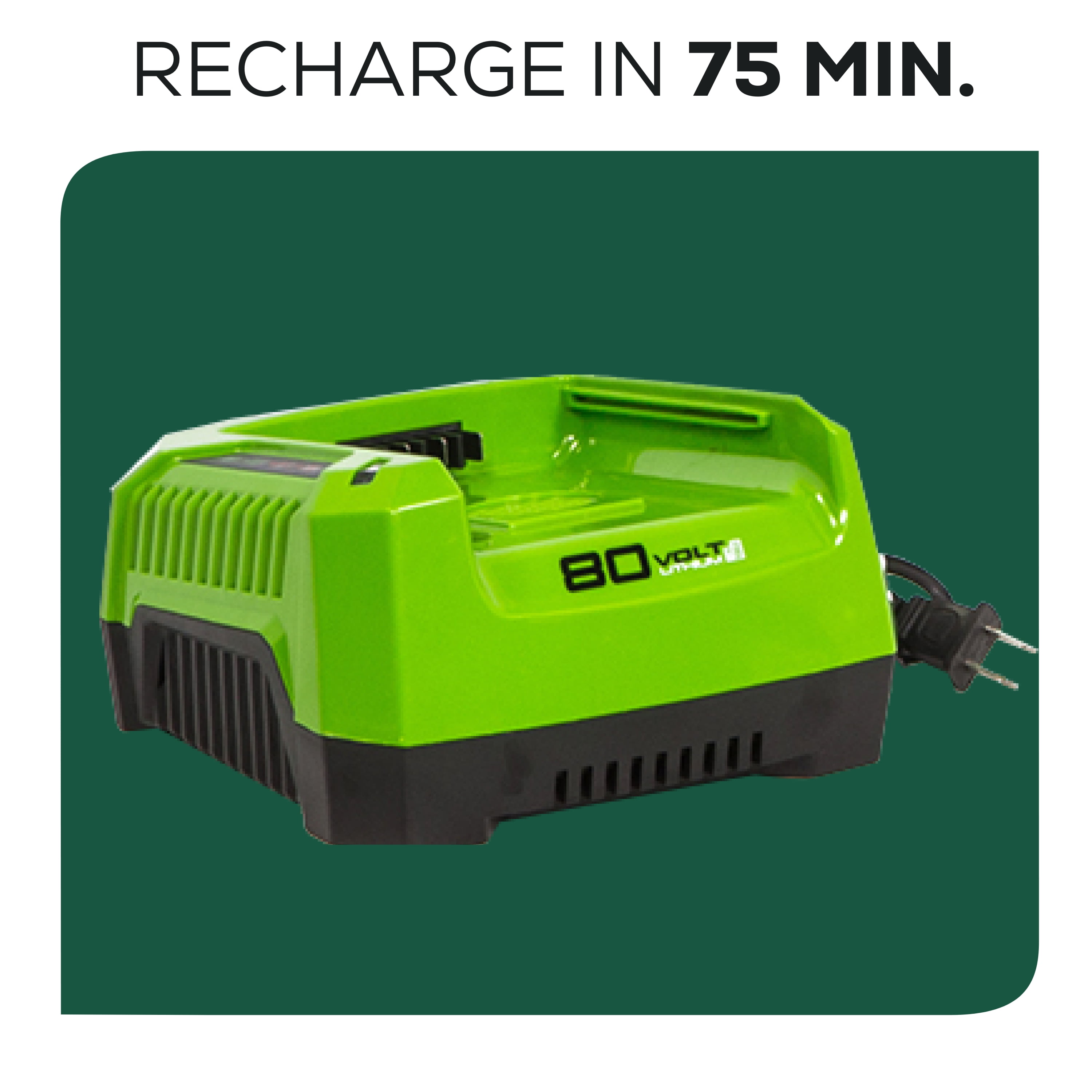 Greenworks 80V 21" Self Propelled Mower, 5Ah Battery and Charger 2502402NV​ image 10