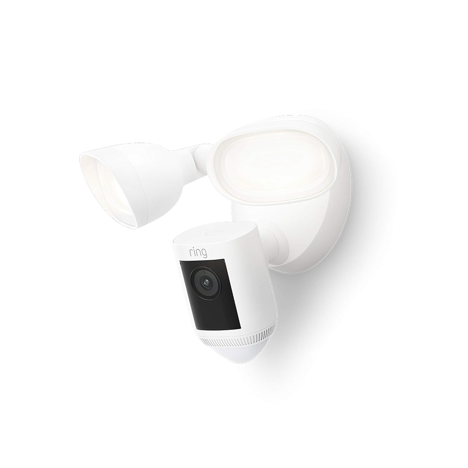 Ring Floodlight Cam Wired Pro with Bird’s Eye View and 3D Motion Detection, White image 2