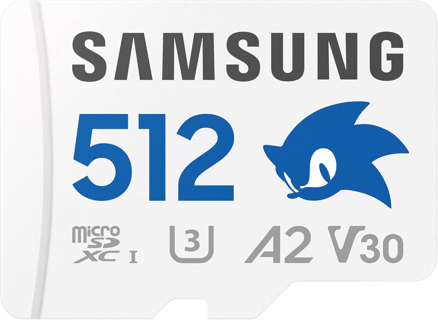 Samsung PRO Plus Sonic The Hedgehog + Adapter, 512GB microSDXC, Up-to 180MB/s, Full HD & 4K UHD, UHS-I, C10, U3, V30, A2, for Nintendo-Switch, Steam Deck, GoPRO, DJI Drone, Tablets (MB-MD512SA/LC1) image 1