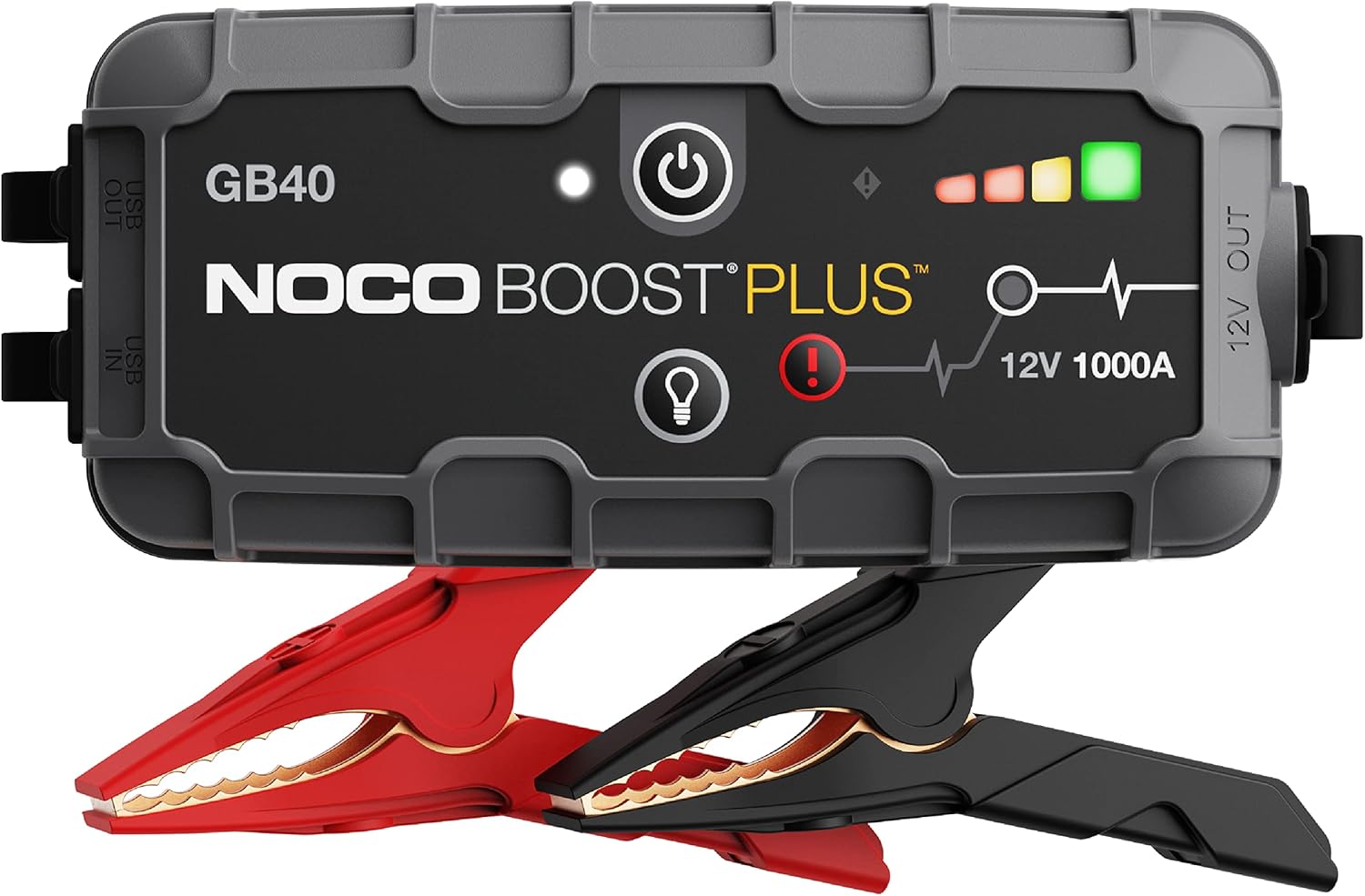 NOCO Boost GB40: 1000A UltraSafe Jump Starter – 12V Lithium Battery Booster Pack, Portable Jump Box, Power Bank & Jumper Cables - for 6.0L Gas and 3.0L Diesel Engines image 1