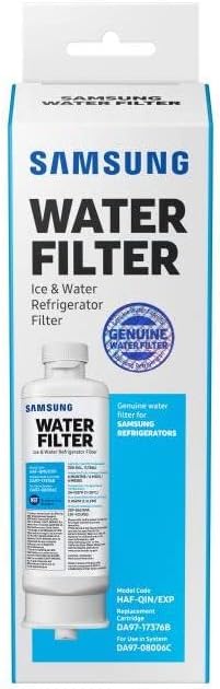 SAMSUNG Genuine Filter for Refrigerator Water and Ice, Carbon Block Filtration, Reduces 99% of Harmful Contaminants for Clean, Clear Drinking Water, 6-Month Life, HAF-QIN/EXP, 1 Pack image 3