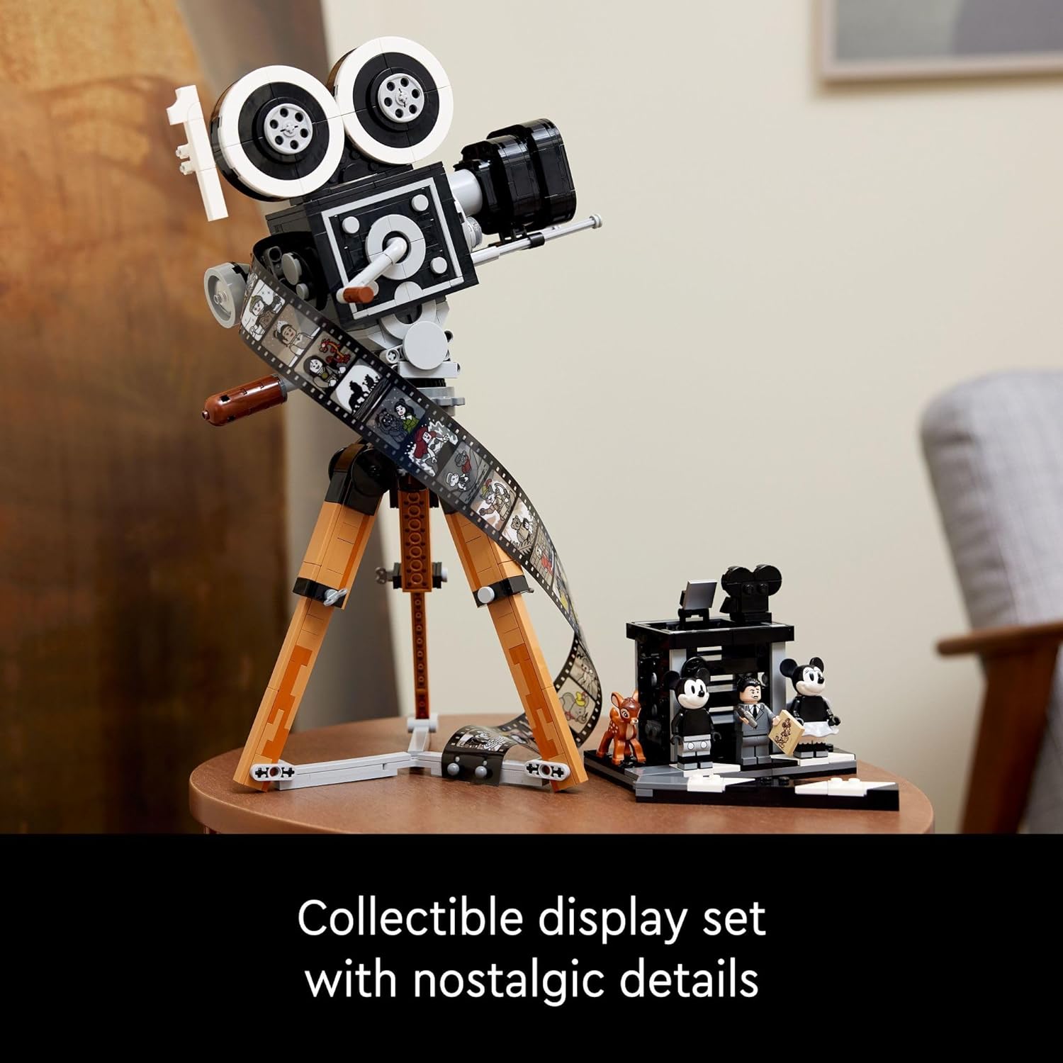 LEGO Disney Walt Disney Tribute Camera Building Set - Bedroom or Office Decor for Men & Women, Ages 18+ - Collectible Craft Model Kit - Gift Idea for Fans - 43230 image 6
